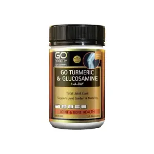 Go Healthy Go Turmeric & Glucosamine 1-A-Day | 120 Capsules