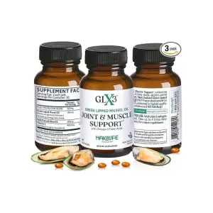 GLX3 Green Lipped Mussel Oil Supplement - 180 Softgel