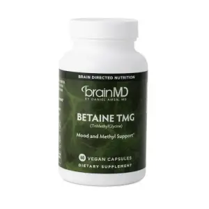 Dr. Amen BrainMD Betaine TMG - 60 Capsules | 30 Servings