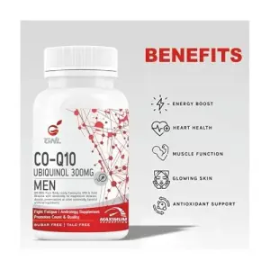GNL CoQ10 Supplement 300mg | 30 Tablets