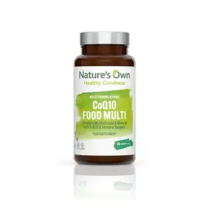 Nature's Own CoQ10 Food Multivitamin & Mineral | 60 Vegan Capsules