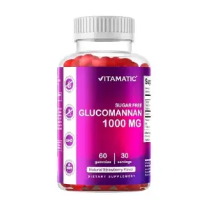 Vitamatic Sugar Free Glucomannan Gummies - 1000mg | 60 Gummies
