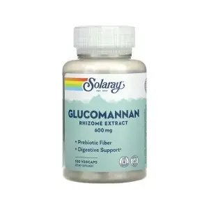 Solaray Glucomannan Extract - 600mg | 100 Veg Caps