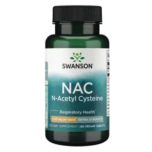NAC N-Acetyl Cysteine - Extra Strength - 60 Vegan Tabs