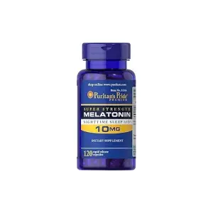 Puritan's Pride Quick Dissolve Melatonin Capsules -10 mg Cherry Flavor ( 	120 Capsules )