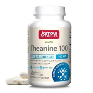 Jarrow Formulas Regular Strength Theanine - 100mg | 60 Day Supply