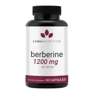 Luma Nutrition Berberine Supplement - 60 Capsules | 1200mg Per Serving